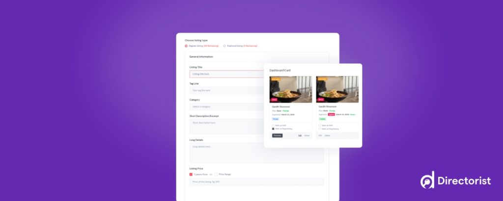 Directorist vs Connections Business Directory 