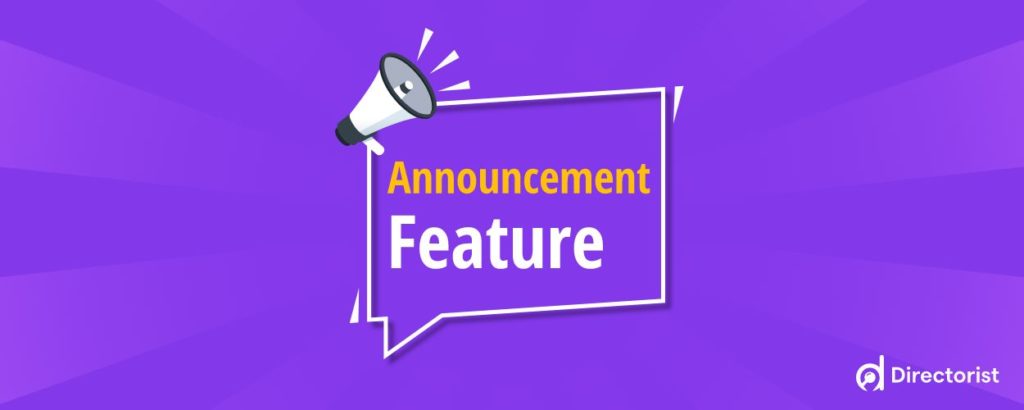 Toolset Directory- Announcement feature