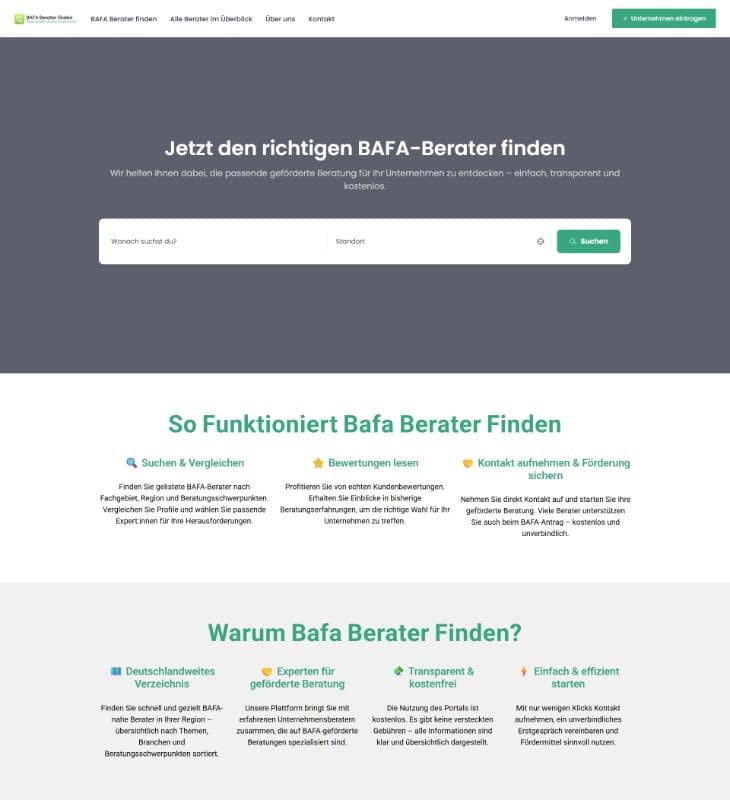 BAFA Berater Finden