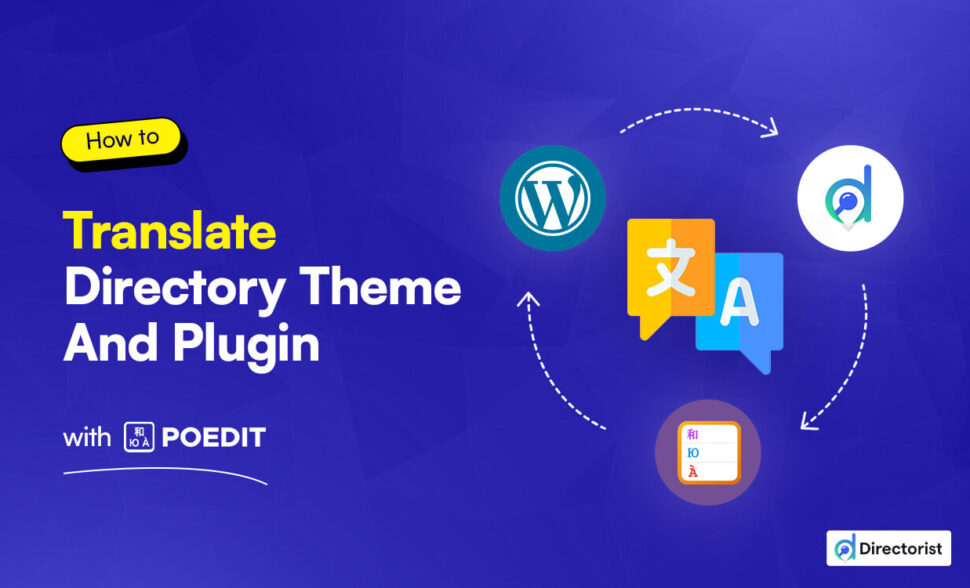 how to translate directory theme and plugin with poedit