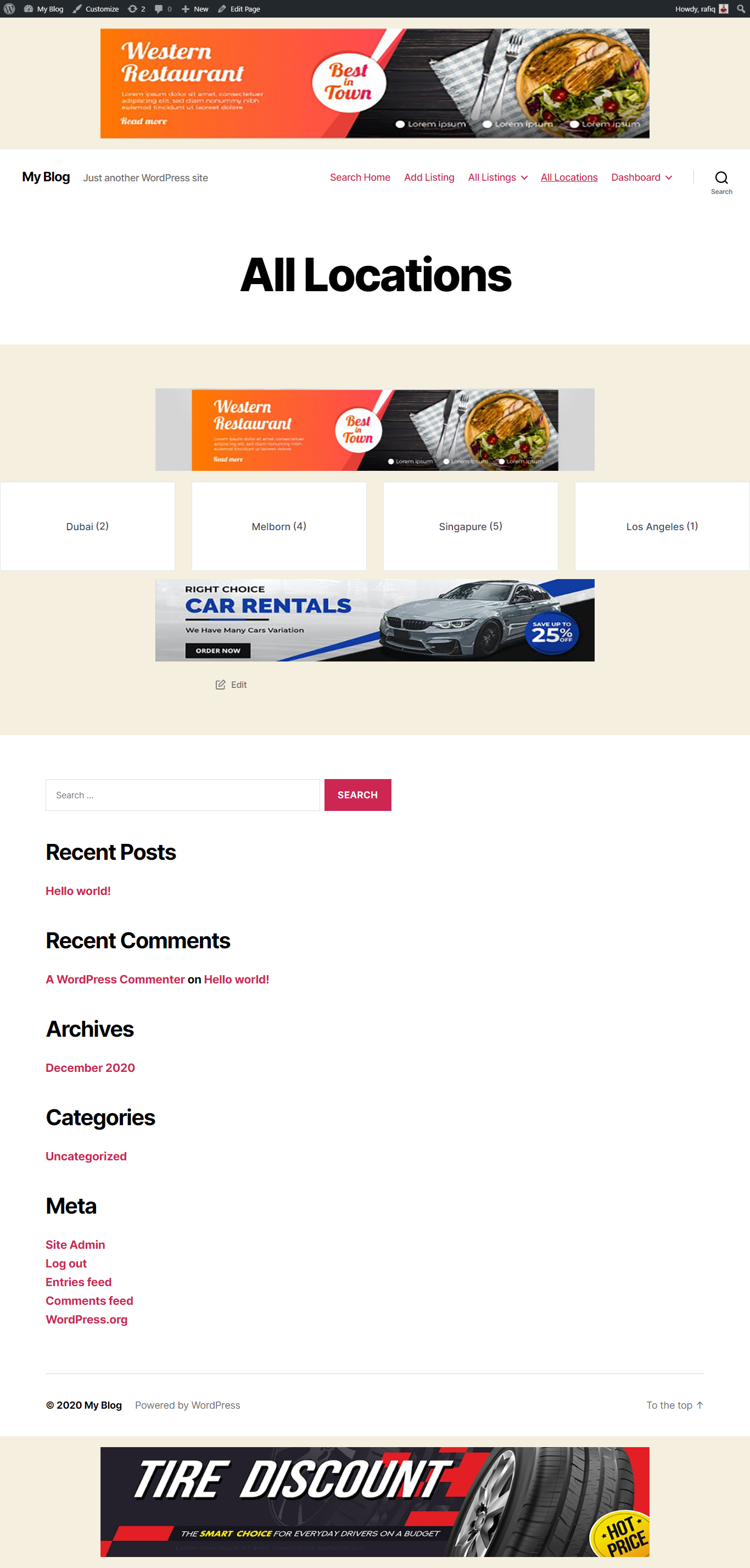 Directory listing website