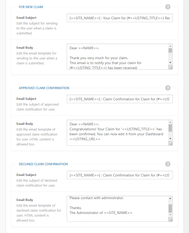 Directory listing website