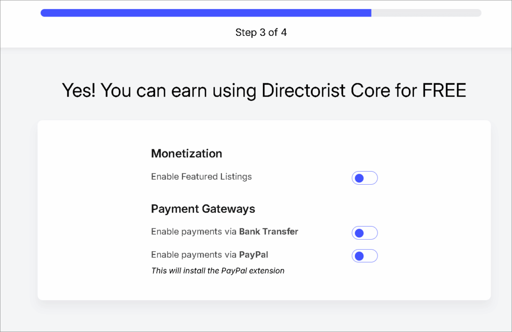 Directorist Setup Wizard 2