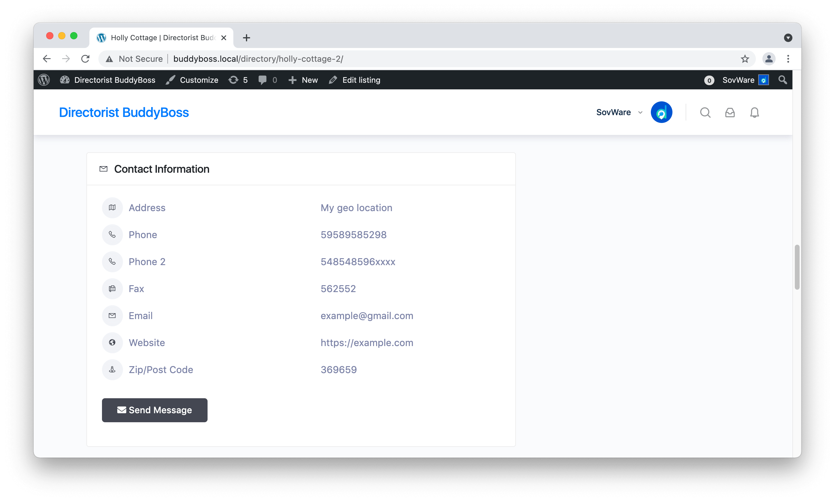 wordpress business directory plugin